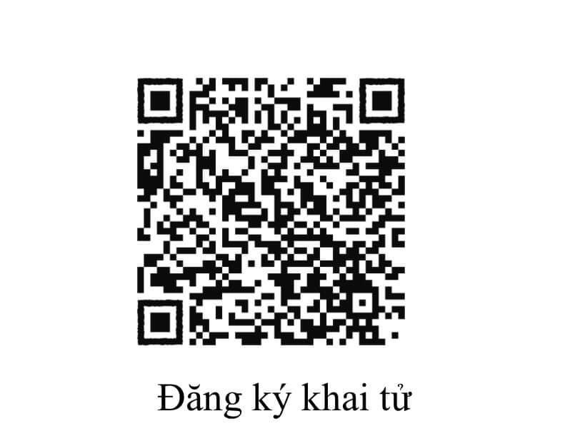Thực hiện quyét Mã QR code đối với từng thủ tục hành chính Đăng ký khai tử của lĩnh vực Tư pháp - Hộ tịch thuộc thẩm quyền giải quyết cấp xã